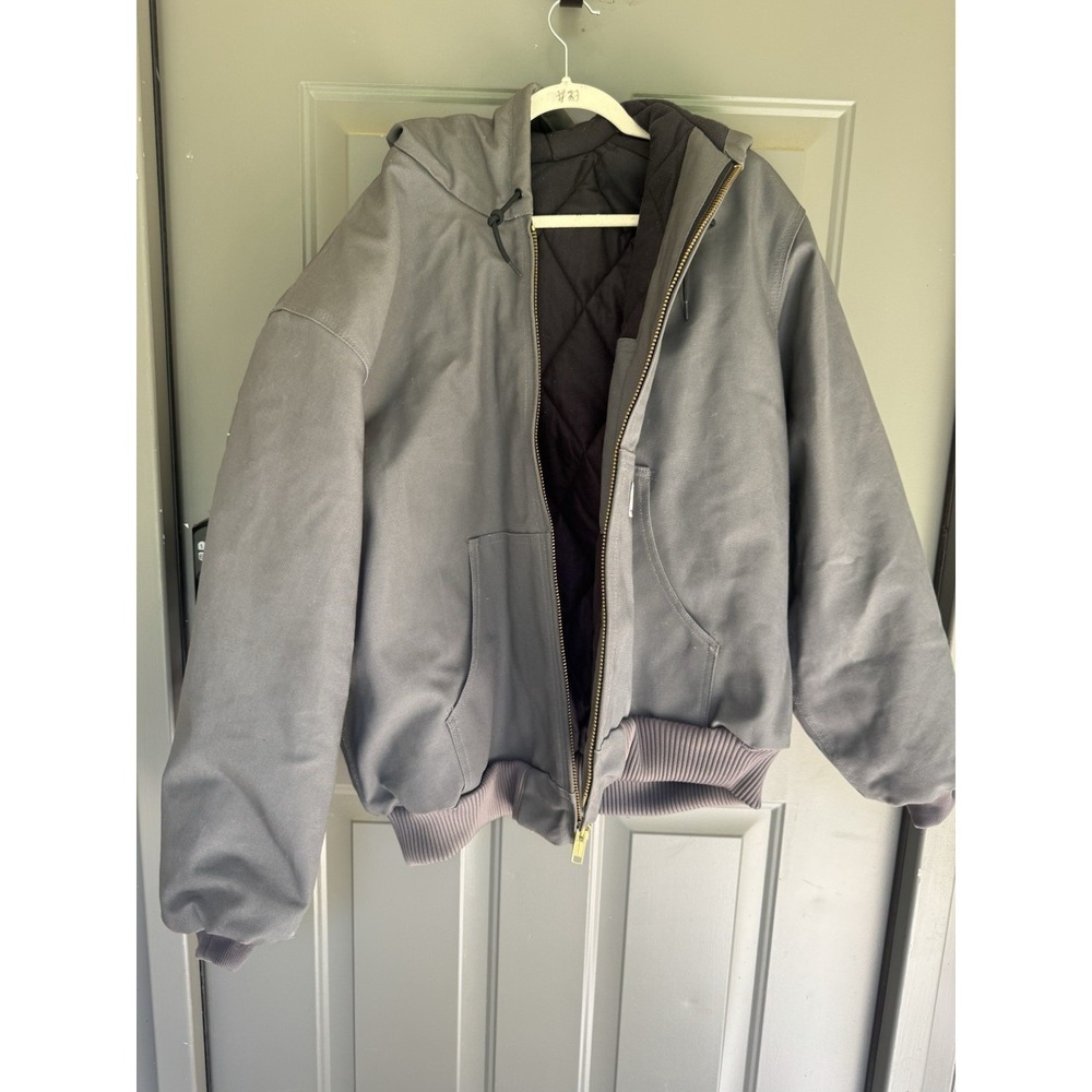 Vintage Carhartt J140 GVL Active Jacket XL USA Made Union Hooded‎ Workwear